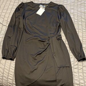 Sugarlips Asymmetrical Black Dress